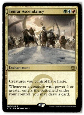 MTG Temur Ascendancy - Khans of Tarkir Heavily Played English - Image 1 of 2