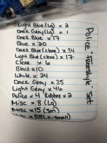 Lot of Lego City Police Set Parts Over 200 parts