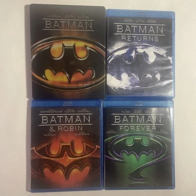Batman: 4-Film Collection (Blu-ray) w/ Batman (1989) Steelbook - Image 1 of 4