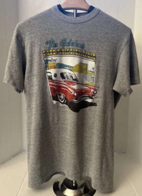 Vintage 1986 The Fabulous Thunderbirds Large Double Sided Gray T-Shirt #148 - Image 1 of 4