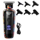  Rechargeable Hair Clipper Electric Trimmer for Men Printed Graffiti Hair6081