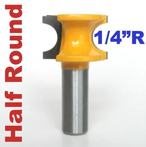 1-pc 1/2" Shanks 1/4" Radius Half Round Bullnose Router Bit  sct-888 - Picture 1 of 11