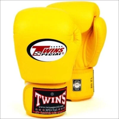 Guantes de boxeo especiales gemelos tipo cinta profesional guantes de entrenamiento de entrenamiento 8 oz-16 oz Foto 1 de 4