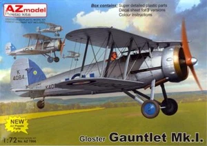 AZ Models 1/72 GLOSTER GAUNTLET Mk.I Royal Air Force Fighter - Picture 1 of 6