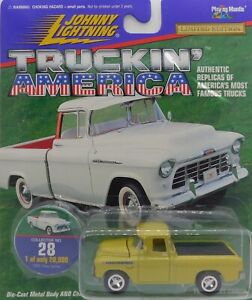 1955 CHEVY CAMEO TRUCK Truckin'  America  #28   by Johnny Lightning