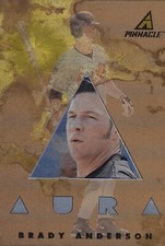 Brady Anderson 1997 Pinnacle MLB Card #196 Baltimore Orioles + Free Mystery Card