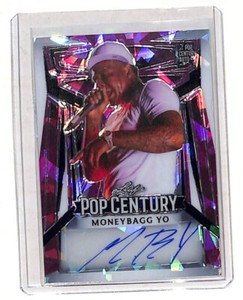 2023 Leaf Pop Century Moneybagg Yo 3/12 Pink Auto Autograph Card Rapper