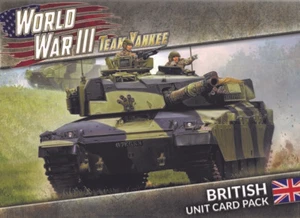 World War III Team Yankee British Unit Card Pack
