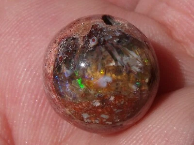 Cuentas de ópalo de fuego Cantera mexicana de 12,42 quilates Foto 1 de 4