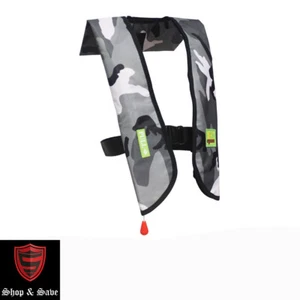 New Premium 33G Manual Inflate Inflatable PFD Survival Buoyancy Life Jacket Vest - Picture 1 of 17