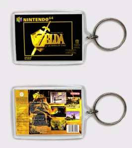 THE LEGEND OF ZELDA OCARINA OF TIME NINTENDO 64 Schlüsselanhänger - Picture 1 of 1