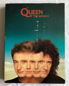QUEEN -The Miracle- Ultra Rare UK Promo Box Set with Sampler tape, CD, booklet.. - Picture 1 of 10