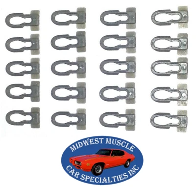 20 NOSR GM Chevy Olds Pontiac Buick Body Side Molding Moulding Trim Clips BN - Image 1 of 4