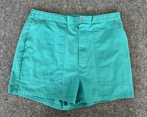 Jantzen Mens VTG 4” Shirts Green Logo Button Back Pockets 1980s - Picture 1 of 11