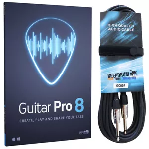 Arobas Guitar Pro 8 Tabulator Notations-Software + keepdrum Kabel - Picture 1 of 6