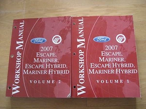 2007 Escape Mariner Hybrid Mariner Hybrid Service Manuals - Bild 1 von 3