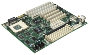 ECS P5VX-BE SOCKET7 SDRAM 4x EDO RAM 3x ISA 4x PCI AT - Bild 1 von 2