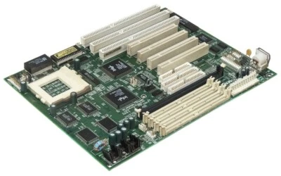 ECS P5VX-BE SOCKET7 Sdram 4x Edo RAM 3x Isa 4x PCI At - Image 1 of 2