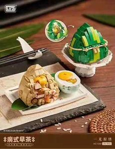 LOZ Mini Building Block Dim Sum Set ZongZi 1266 Glutinous Rice Ball - Bild 1 von 4