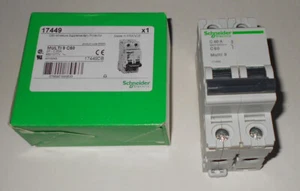 Schneider Electric 17449 Multi 9 C60 Circuit Breaker - Brand New - Picture 1 of 6