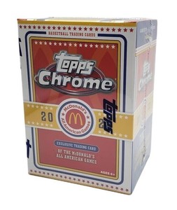 2022 Topps Chrome McDonald's All American Basketball Factory Sealed Blaster Box