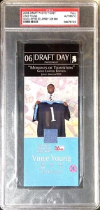 2006 Draft Photo Ticket Gold Limited Edition Jersey 326/999 - Vince Young-PSA - Picture 1 of 1