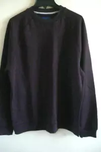 Sudadera Para Hombre Cuello Redondo Negra Talla Pequeña Estilo Sencillo Nueva - Imagen 1 de 1