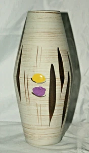 Vase céramique années 50, numéro de moule 507-25 - Photo 1/6