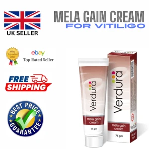Cream For Vitiligo | Help Skin Vitiligo White Patches Re-Pigmentation Mela Gain - Picture 1 of 9