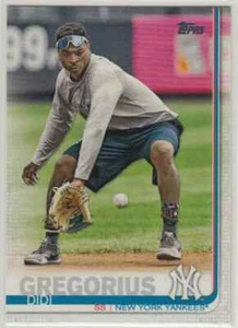 2019 Topps Series 1 SP Variation DIDI Gregorius New York Yankees #215 - Picture 1 of 2