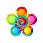 Fidget Spinner Pop Toys Tie-Dye Popper Bubble Sensory Stress Relief For Kids FP