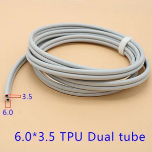 TPU Dual Tube,NIBP Cuff Extension,Air Hose for Medical/Beauty Pneumatic Tools 3m - Picture 1 of 3