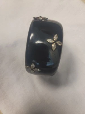 PULSERA BRAZALETE CON BISAGRAS MIRIAM SALAT CRISTAL Y RESINA Foto 1 de 4