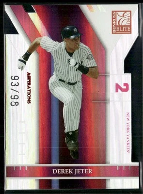 2004 Donruss Elite #40 Derek Jeter Aspirations #/98 - Image 1 of 2