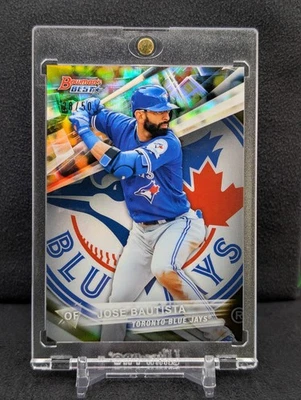 Bowman's Best Jose Bautista 2016 refractor dorado/50 *Blue Jays* Foto 1 de 4