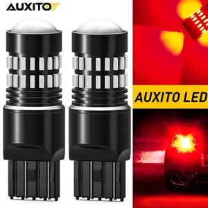 AUXITO CANBUS 3157 LED Freno Señal de giro Trasero Parking Bombillas 3057 3156 Rojo - Imagen 1 de 11