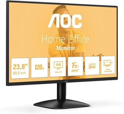 Monitor pc AOC 24B31H 24" IPS FHD HDMI + VGA Led 120Hz 1ms display Full HD - Immagine 1 di 4