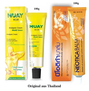 Namman Muay Thai Set:  Boxing Liniment Creme 100g + Neotica Analgesic Balm/Creme - Bild 1 von 5