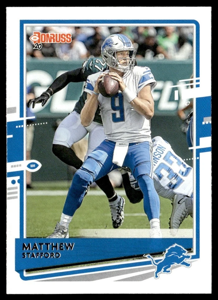 2020 Donruss Variation Matthew Stafford Detroit Lions #96 - Image 1 of 2