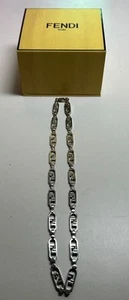 FENDI Men's O Lock Metal Necklace With Box (FREE S&H)! - Picture 1 of 8