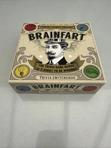 Brainfart - " Topsy-Turvy Trivia Card Game. Opened But Never Used - Picture 1 of 4
