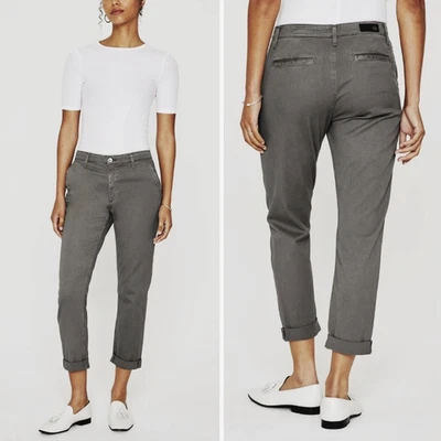 AG Adriano Goldschmied Caden Tailored Trouser Pants Size 26 Sulfur Grey NWT $198 - Image 1 of 4