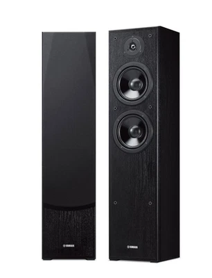 YAMAHA NS-F51 BLACK COPPIA - DIFFUSORI DA PAVIMENTO 2 VIE DOPPIO WOOFER 16" - Immagine 1 di 3