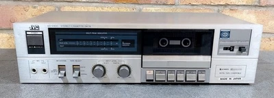 Vintage 1980s JVC KD-V100B Stereo Cassette Deck  - Image 1 of 4