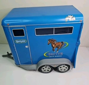 Oldtimer Breyer Show Pferde Anhänger 2002 Doppelstall - Bild 1 von 8