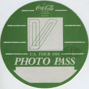 DURAN DURAN 1984 Arena Tour Backstage Pass Photo, Green - Foto 1 di 1