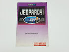 Jeopardy Authentic Original Snes Super Nintendo Manual Only *Wear