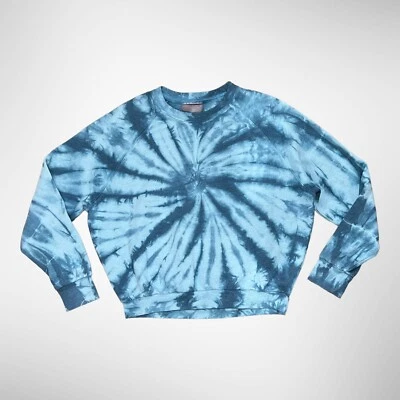 Suéter pequeño Betsey Johnson Performance azul tie dye para mujer Foto 1 de 4