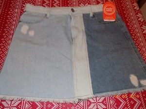New Wonder Nation girl's denim skirt size large 10/12 - Picture 1 of 2