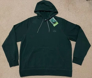 LL Bean Comfort Camp Hoodie Men's XL Dark Green Pullover Slightly Fitted NWT - Picture 1 of 10